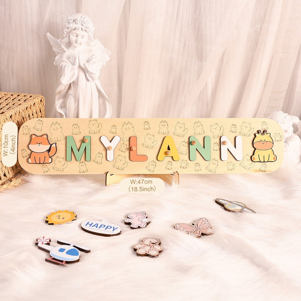 Introducing Our Latest Creation: The Personalized Wooden Name Puzzle!
