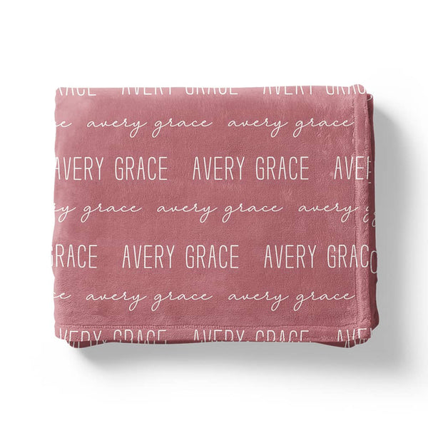 Personalized Baby Name Swaddle Baby Shower Gift