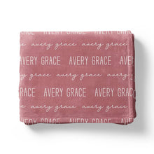 Personalized Baby Name Swaddle Baby Shower Gift