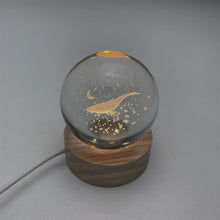 Personalized Moon Star Whale Night Light