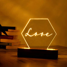 Personalized Night Light with Moon & Stars Kids Room Decor