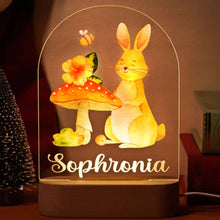 Personalized Baby Name Animal Style Night Light Gift