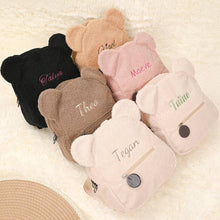 Teddy Bear Backpack Toddler Custom Name Backpack