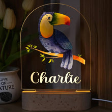 Personalized Baby Name Animal Style Night Light Gift