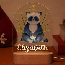 Personalized Baby Name Animal Style Night Light Gift