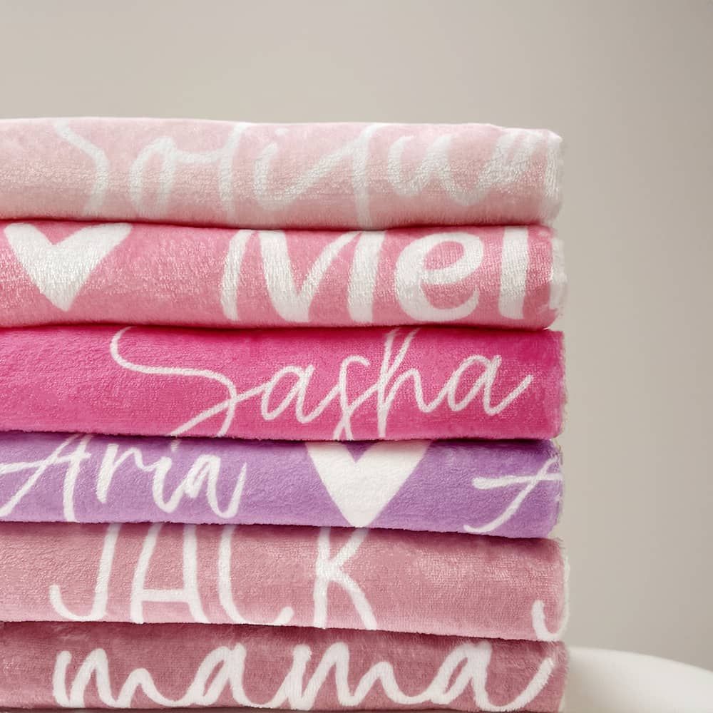 Personalized Name Blanket For Kids