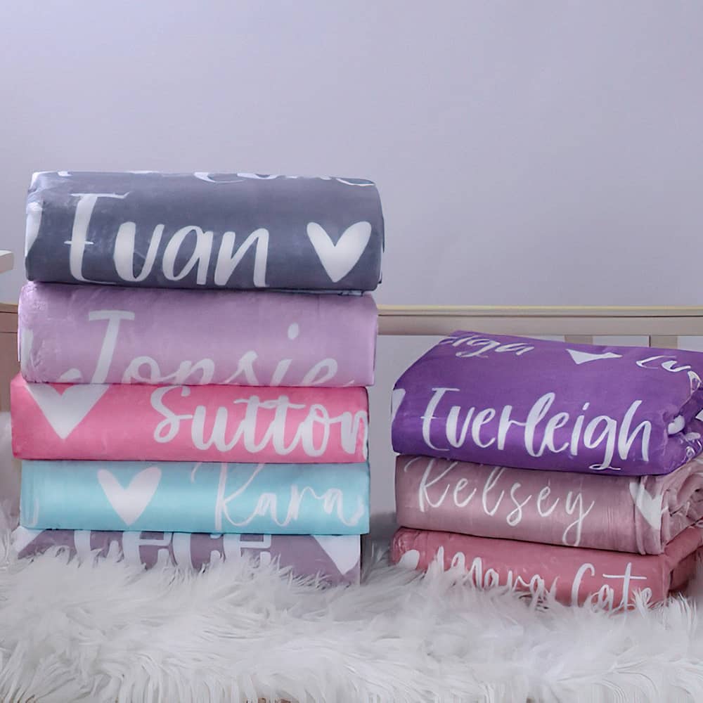 Personalized Name Blanket For Kids