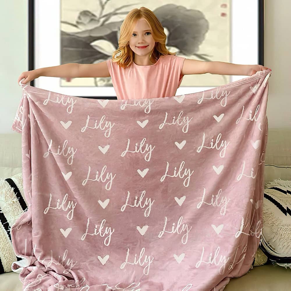 Personalized Name Blanket For Kids