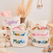 Personalized Handmade Basket - Baby Shower Gift