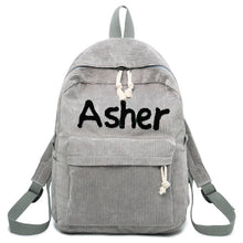 Personalized Hand Embroidered Kids School Backpack
