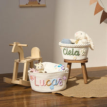 Personalized Handmade Basket - Baby Shower Gift