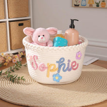 Personalized Handmade Basket - Baby Shower Gift