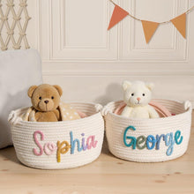 Personalized Handmade Basket - Baby Shower Gift