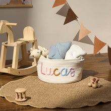 Personalized Handmade Basket - Baby Shower Gift