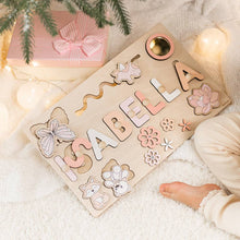 Personalized Puzzle Wooden Toys Montessori Busy Board