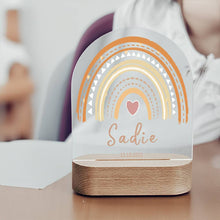 Custom Name Night Light Rainbow