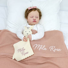 Embroidered Blanket Baby Blanket Knitted Cotton Blanket