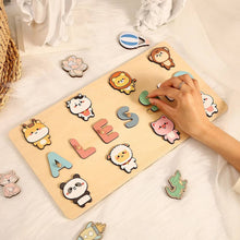 Personalized Name Puzzle with Zoos/Animal Toddler Toys