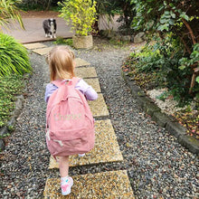 Personalized Hand Embroidered Kids School Backpack