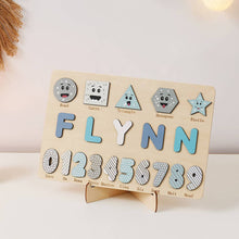 Personalized Name Puzzle With Numbers Montessori Toys