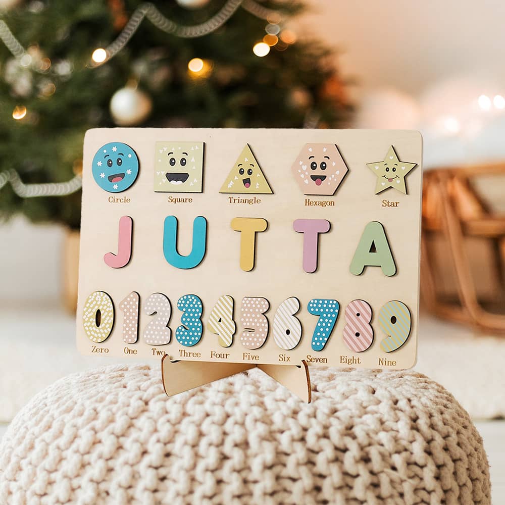 Personalize Toddler Name Puzzle Toy